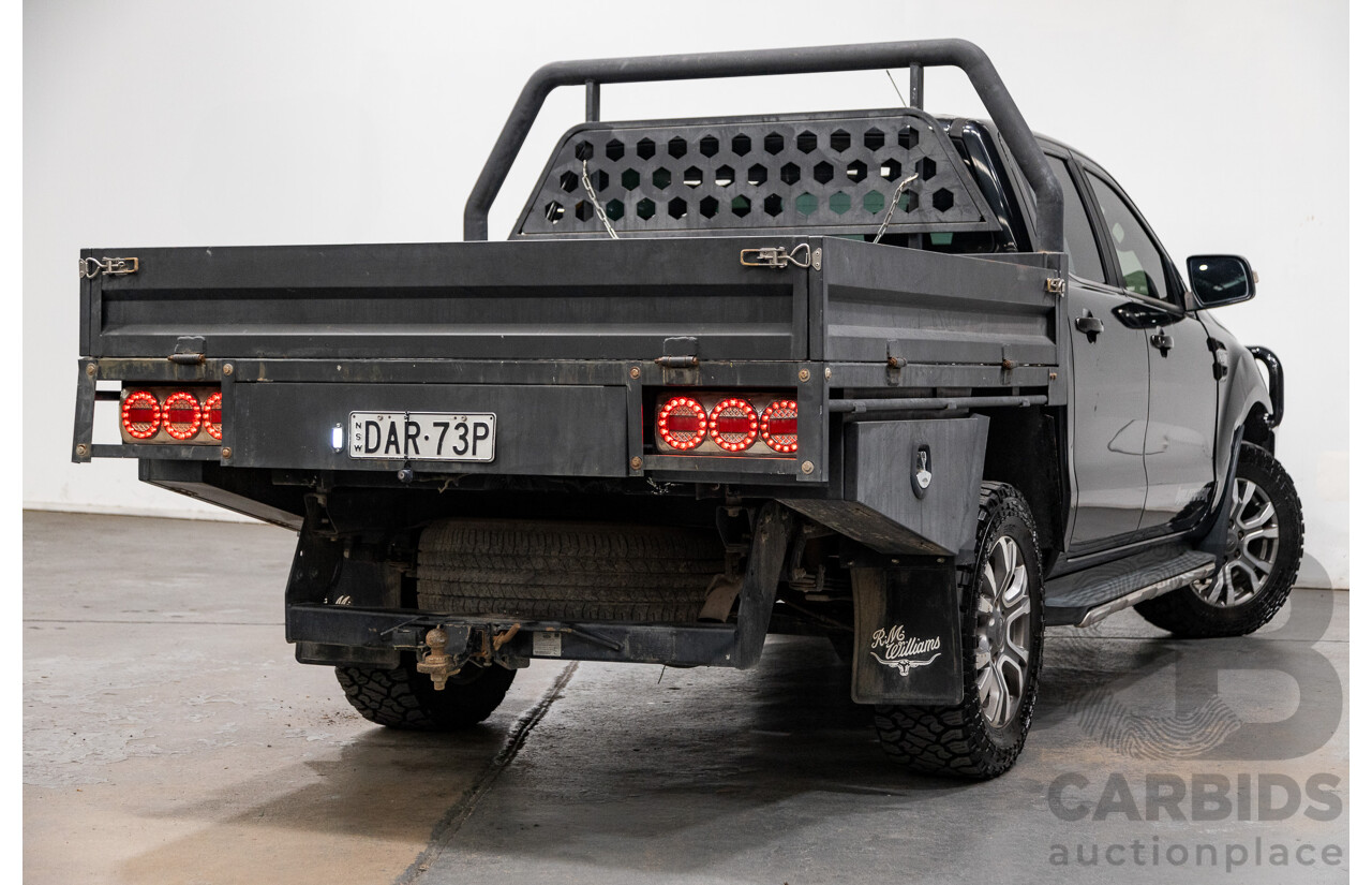 9/2015 Ford Ranger Wildtrak 3.2 (4x4) PX MKII Dual Cab P/Up Black Mica Turbo Diesel 3.2L