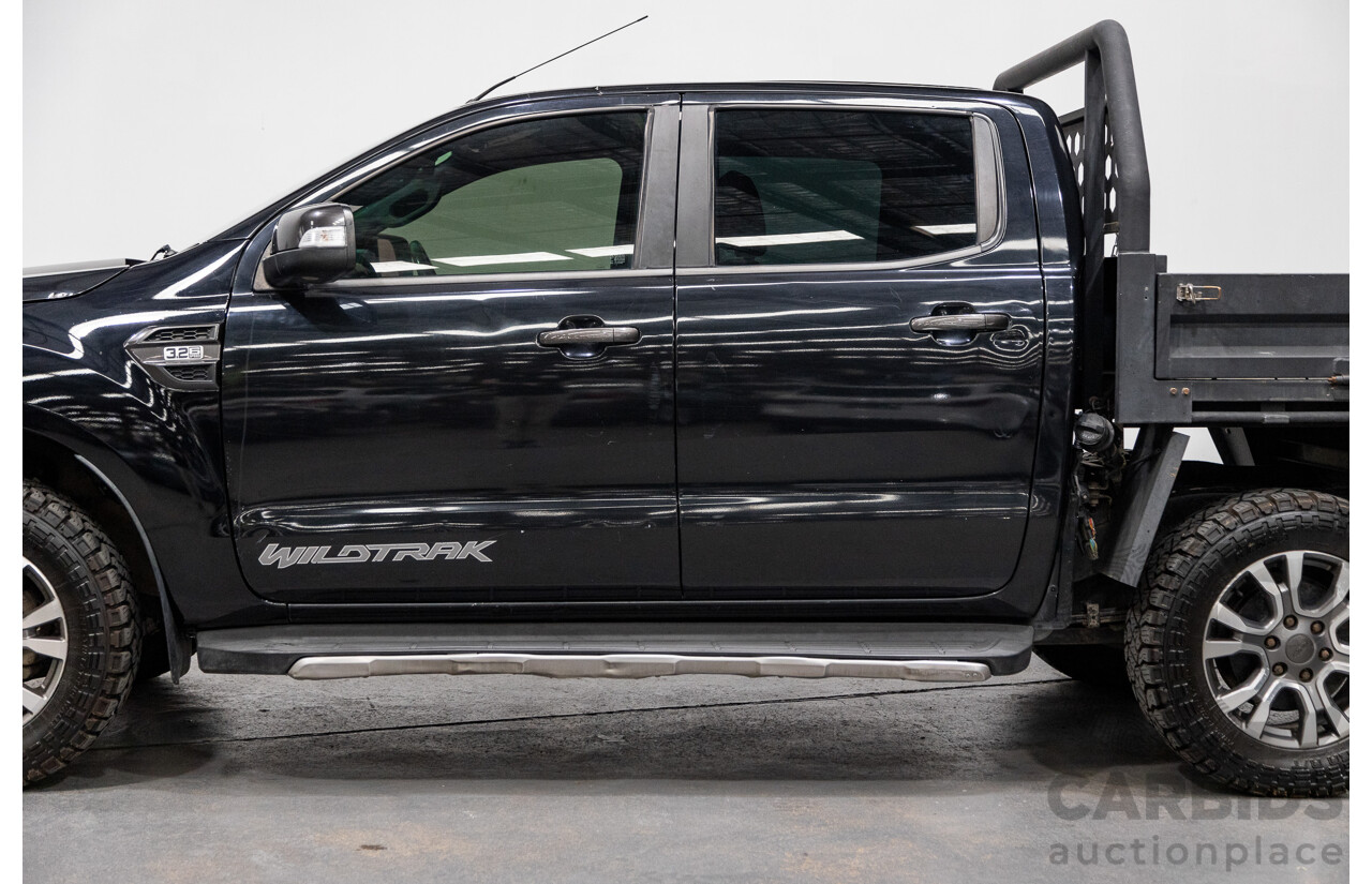 9/2015 Ford Ranger Wildtrak 3.2 (4x4) PX MKII Dual Cab P/Up Black Mica Turbo Diesel 3.2L