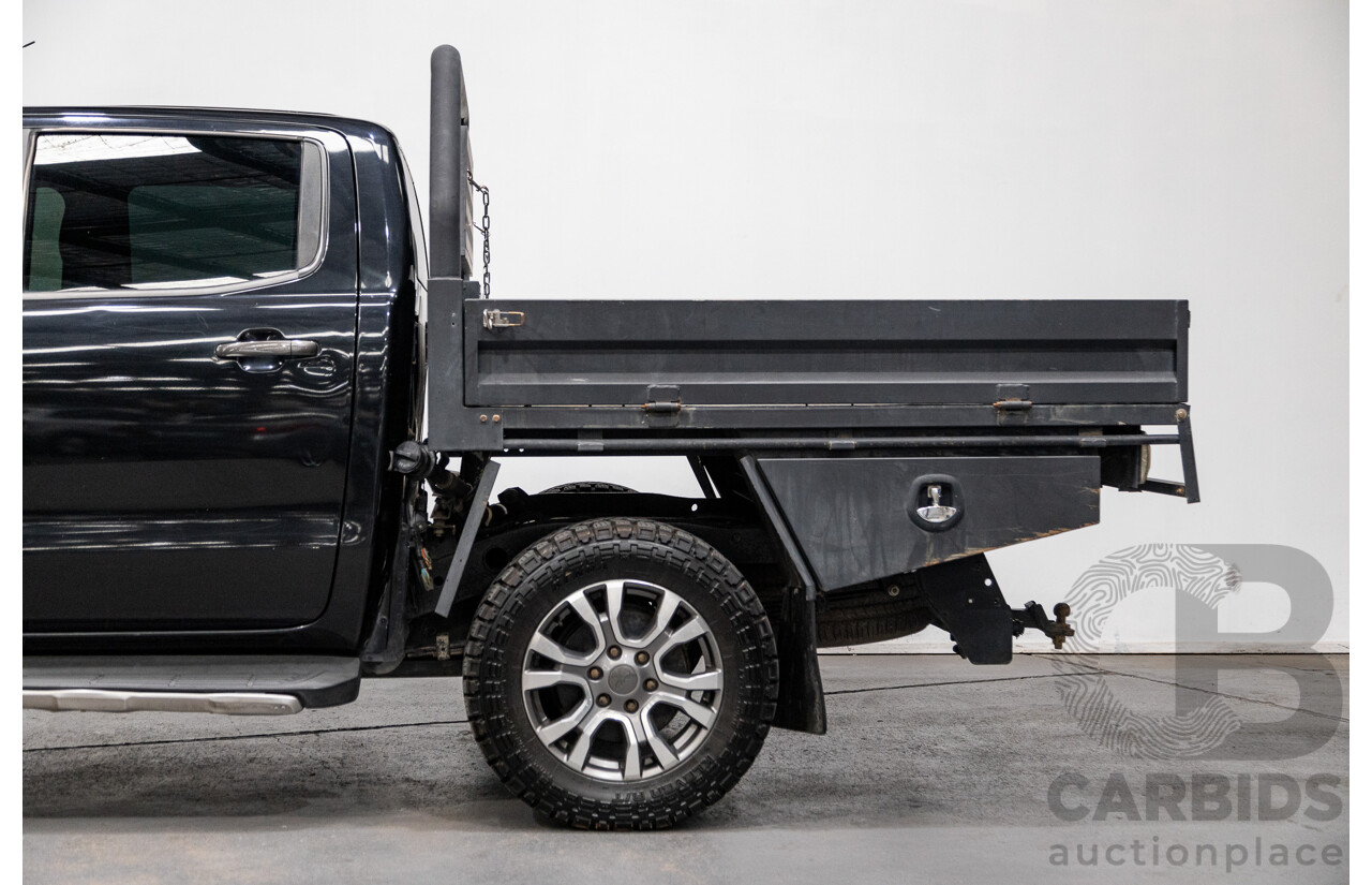 9/2015 Ford Ranger Wildtrak 3.2 (4x4) PX MKII Dual Cab P/Up Black Mica Turbo Diesel 3.2L