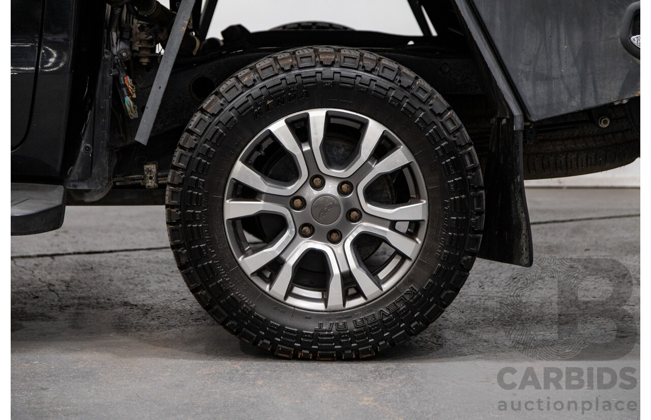 9/2015 Ford Ranger Wildtrak 3.2 (4x4) PX MKII Dual Cab P/Up Black Mica Turbo Diesel 3.2L