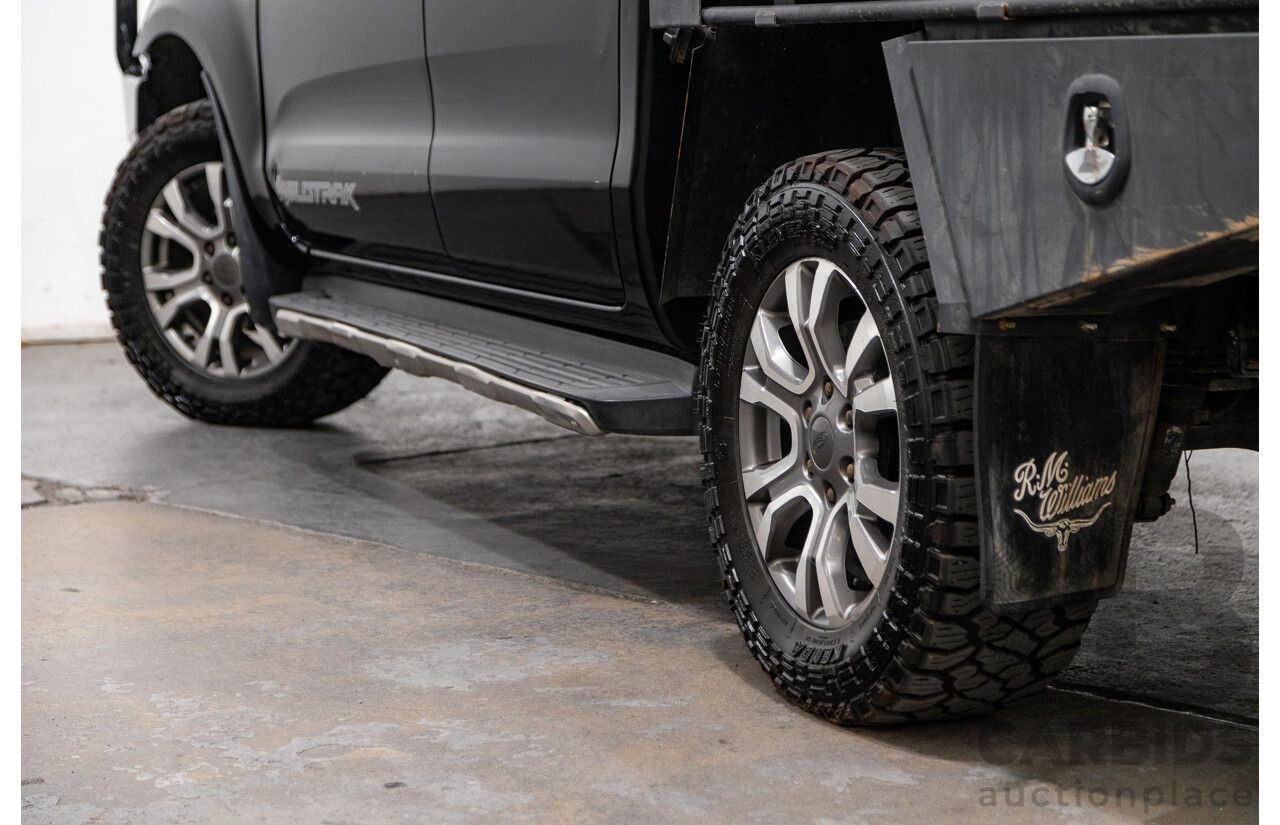 9/2015 Ford Ranger Wildtrak 3.2 (4x4) PX MKII Dual Cab P/Up Black Mica Turbo Diesel 3.2L