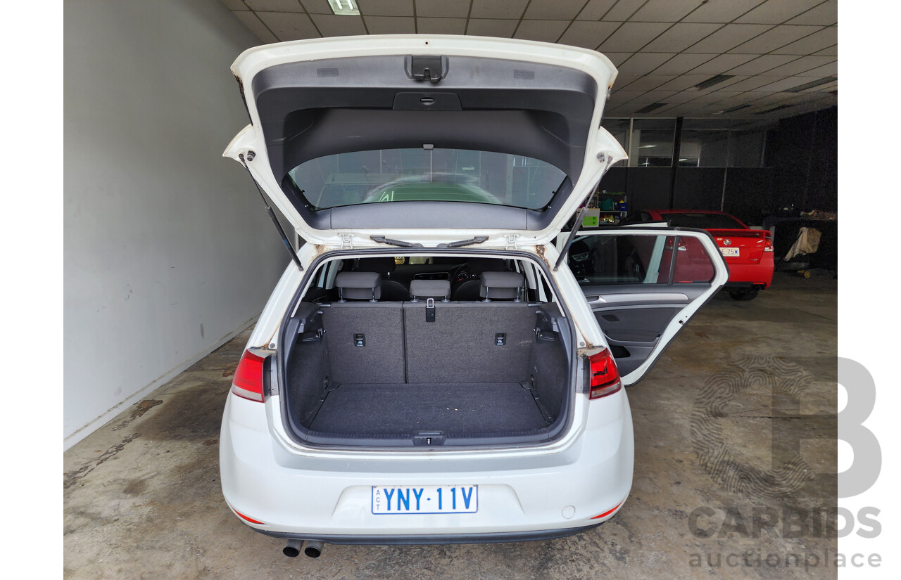 7/2015 Volkswagen Golf 92 TSI Trendline AU MY16 5d Hatchback White 1.4L