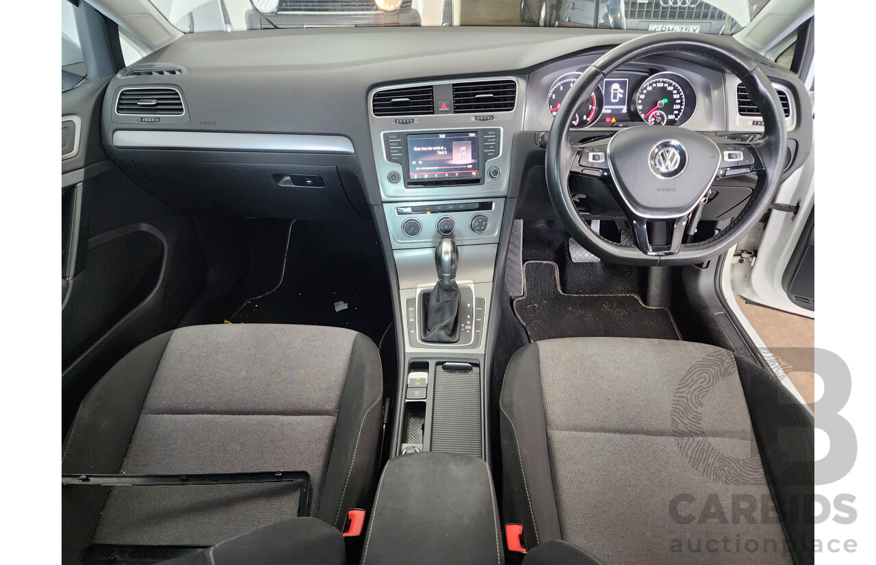 7/2015 Volkswagen Golf 92 TSI Trendline AU MY16 5d Hatchback White 1.4L