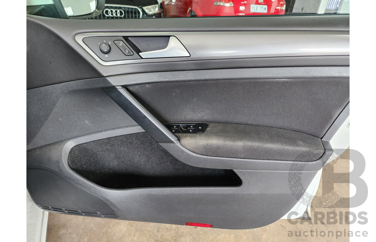 7/2015 Volkswagen Golf 92 TSI Trendline AU MY16 5d Hatchback White 1.4L