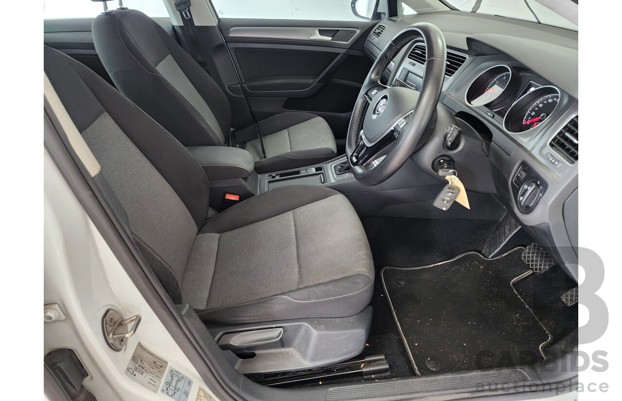 7/2015 Volkswagen Golf 92 TSI Trendline AU MY16 5d Hatchback White 1.4L