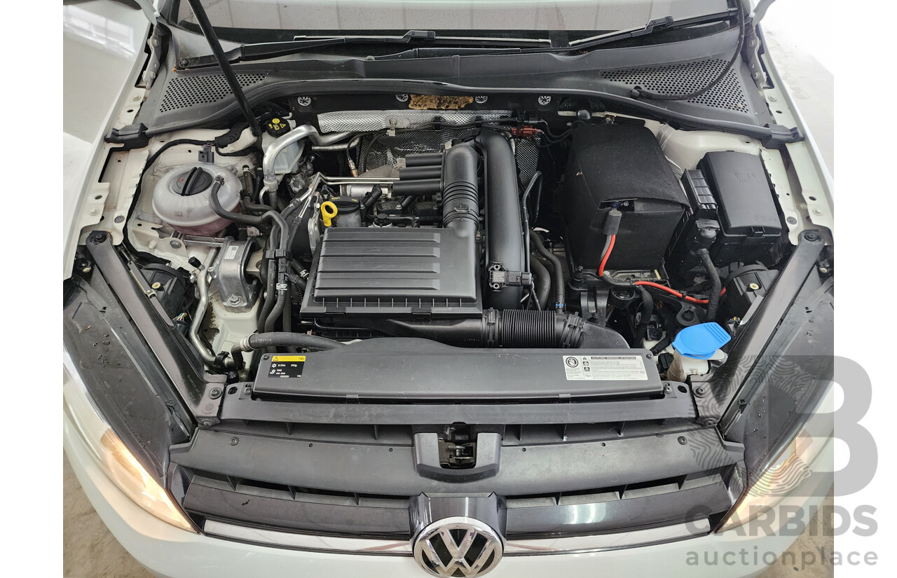 7/2015 Volkswagen Golf 92 TSI Trendline AU MY16 5d Hatchback White 1.4L