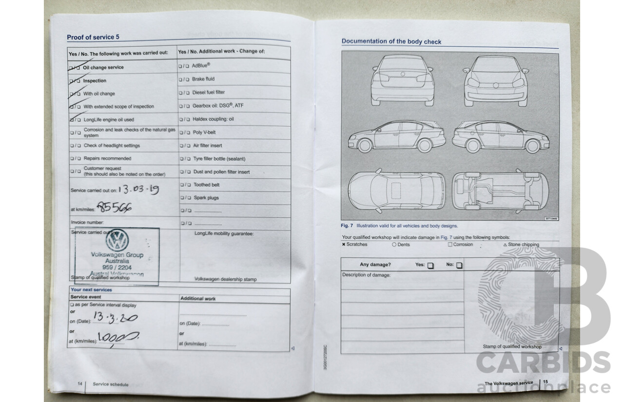 7/2015 Volkswagen Golf 92 TSI Trendline AU MY16 5d Hatchback White 1.4L