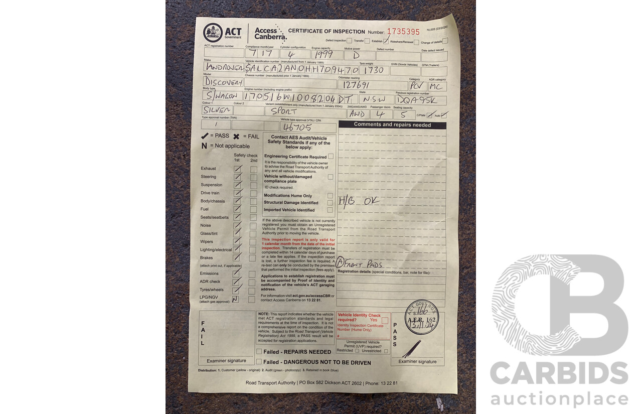 7/2017 Land Rover Discovery Sport TD4 180 SE (AWD) LC MY17 4d Wagon Indus Silver Metallic Turbo Diesel 2.0L