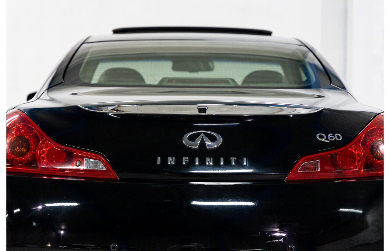 04/2016 Infiniti Q60 3.7 GT Premium (RWD) 2d Coupe Obsidian Black Metallic 3.7L