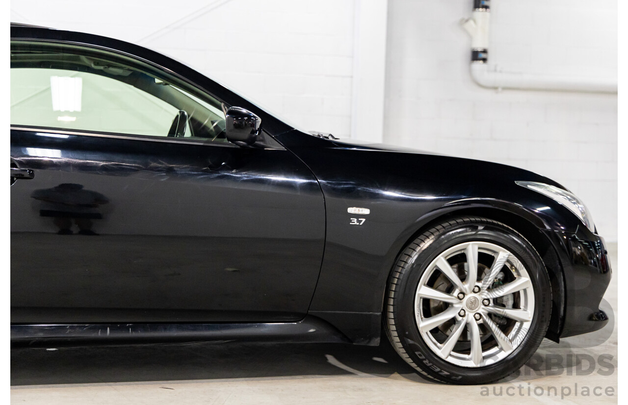 04/2016 Infiniti Q60 3.7 GT Premium (RWD) 2d Coupe Obsidian Black Metallic 3.7L