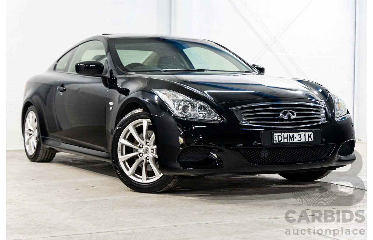 04/2016 Infiniti Q60 3.7 GT Premium (RWD) 2d Coupe Obsidian Black Metallic 3.7L