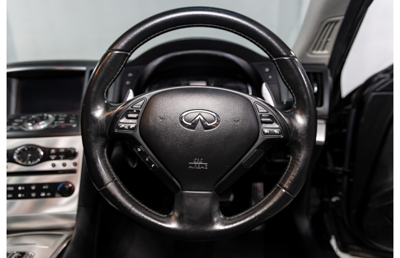 04/2016 Infiniti Q60 3.7 GT Premium (RWD) 2d Coupe Obsidian Black Metallic 3.7L