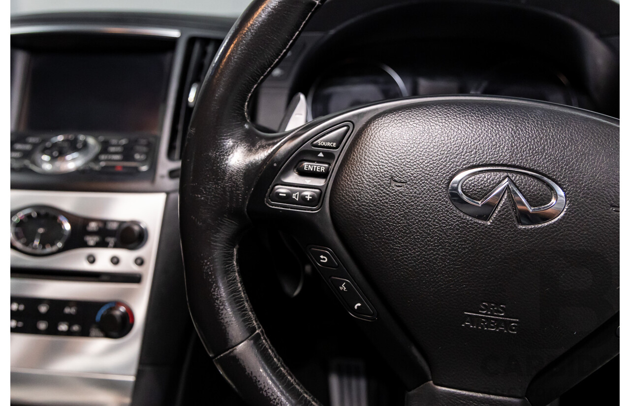 04/2016 Infiniti Q60 3.7 GT Premium (RWD) 2d Coupe Obsidian Black Metallic 3.7L
