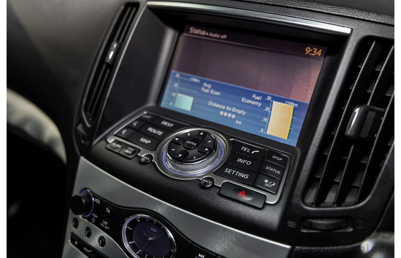 04/2016 Infiniti Q60 3.7 GT Premium (RWD) 2d Coupe Obsidian Black Metallic 3.7L