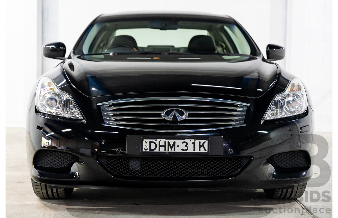 04/2016 Infiniti Q60 3.7 GT Premium (RWD) 2d Coupe Obsidian Black Metallic 3.7L