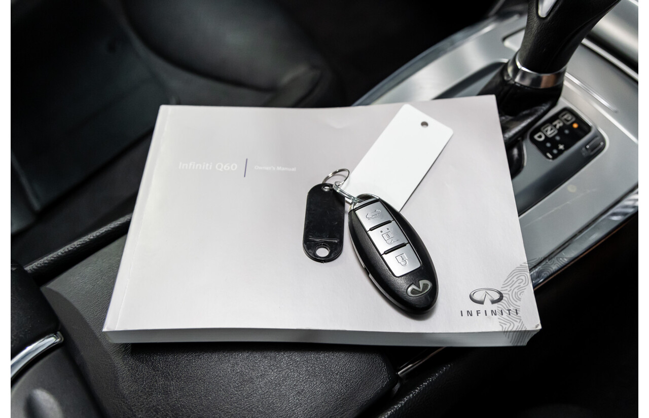 04/2016 Infiniti Q60 3.7 GT Premium (RWD) 2d Coupe Obsidian Black Metallic 3.7L