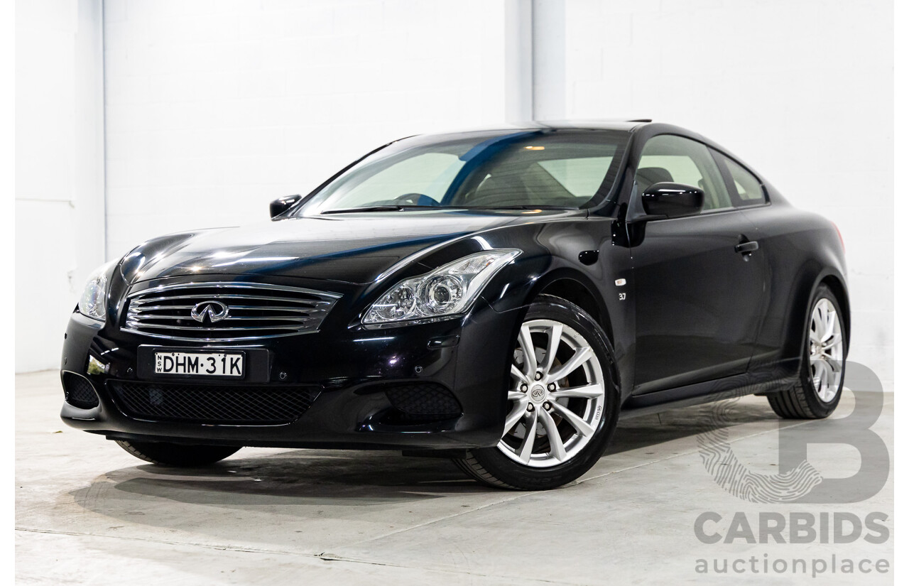 04/2016 Infiniti Q60 3.7 GT Premium (RWD) 2d Coupe Obsidian Black Metallic 3.7L