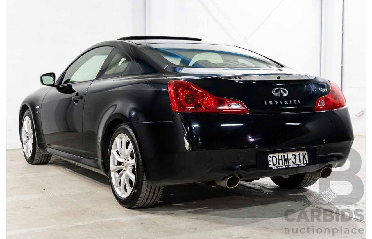 04/2016 Infiniti Q60 3.7 GT Premium (RWD) 2d Coupe Obsidian Black Metallic 3.7L