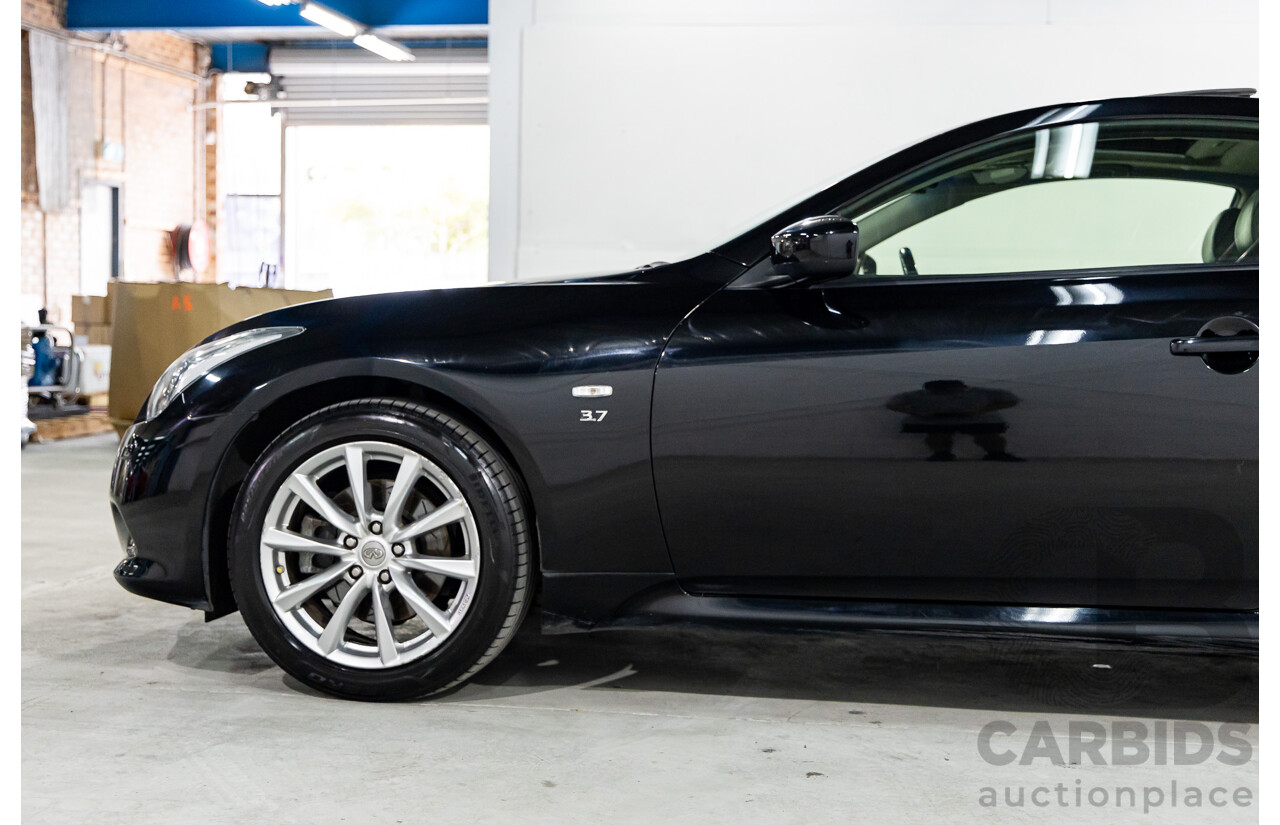 04/2016 Infiniti Q60 3.7 GT Premium (RWD) 2d Coupe Obsidian Black Metallic 3.7L