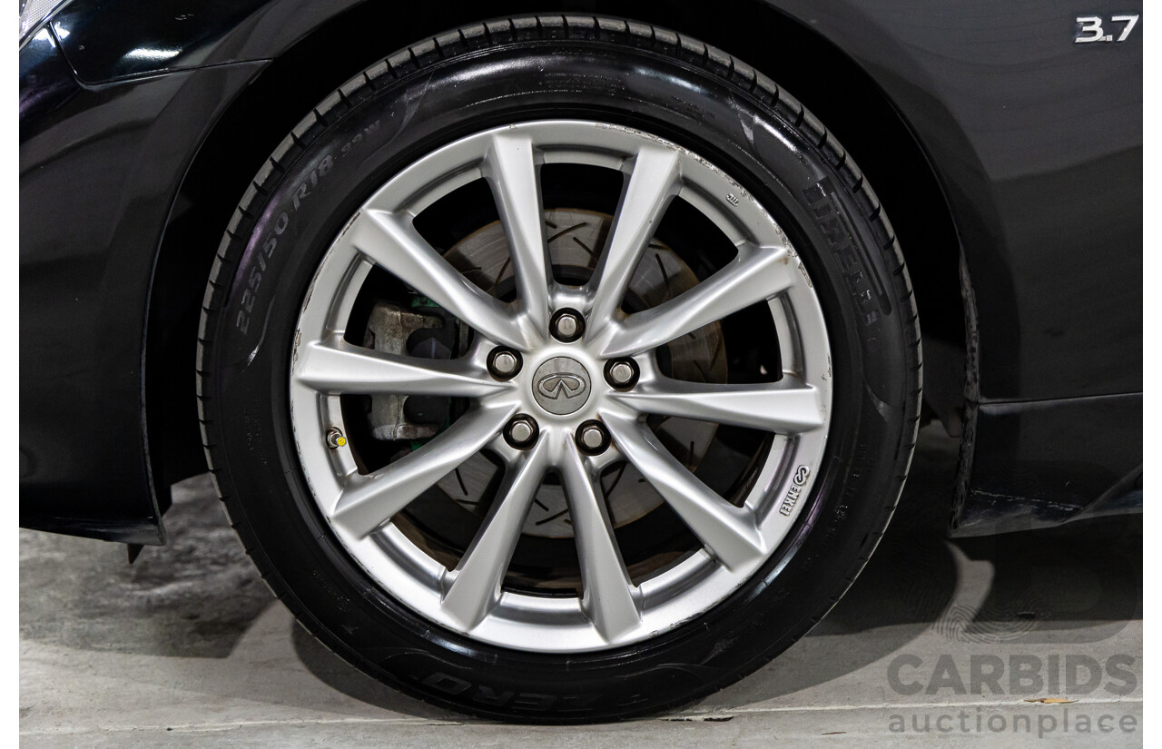 04/2016 Infiniti Q60 3.7 GT Premium (RWD) 2d Coupe Obsidian Black Metallic 3.7L