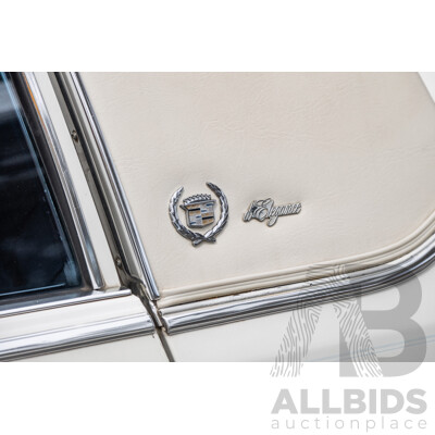 01/1988 Cadillac Fleetwood Brougham dÉlegance 4d Sedan White V8 5.0L - Import 08/1997