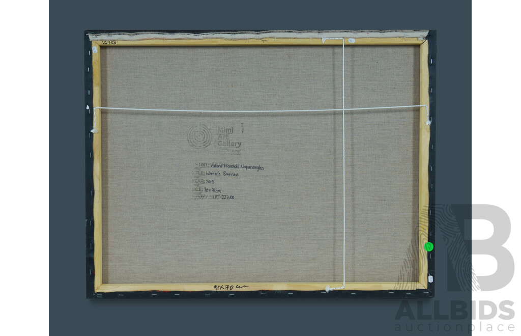 NAPANANGKA, Valerie Marshall (Aboriginal School) 'Women's Business,' 2019.