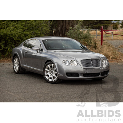 10/2004 Bentley Continental GT (AWD) 3W 2d Coupe Silver Metallic Twin Turbo V12 6.0L