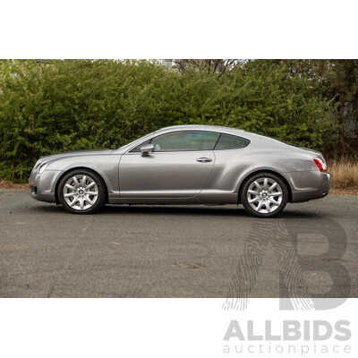 10/2004 Bentley Continental GT (AWD) 3W 2d Coupe Silver Metallic Twin Turbo V12 6.0L