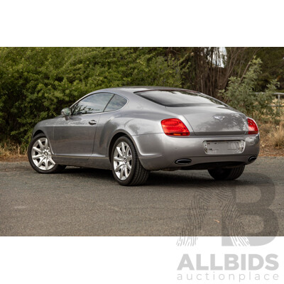 10/2004 Bentley Continental GT (AWD) 3W 2d Coupe Silver Metallic Twin Turbo V12 6.0L