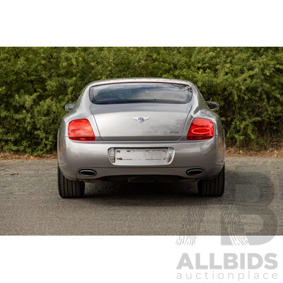10/2004 Bentley Continental GT (AWD) 3W 2d Coupe Silver Metallic Twin Turbo V12 6.0L