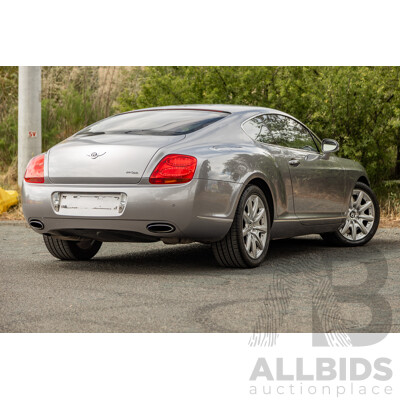 10/2004 Bentley Continental GT (AWD) 3W 2d Coupe Silver Metallic Twin Turbo V12 6.0L