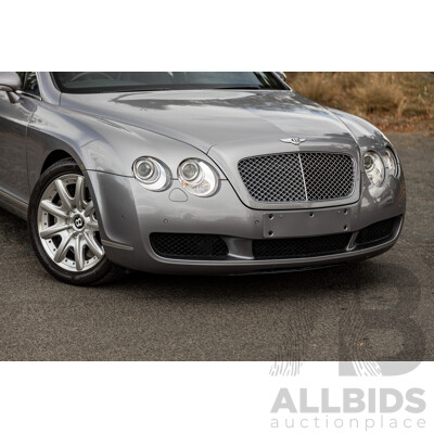 10/2004 Bentley Continental GT (AWD) 3W 2d Coupe Silver Metallic Twin Turbo V12 6.0L