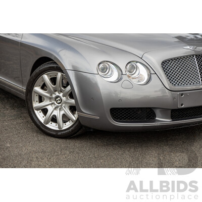 10/2004 Bentley Continental GT (AWD) 3W 2d Coupe Silver Metallic Twin Turbo V12 6.0L