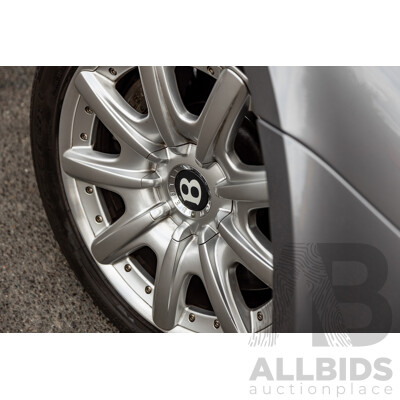 10/2004 Bentley Continental GT (AWD) 3W 2d Coupe Silver Metallic Twin Turbo V12 6.0L