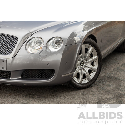 10/2004 Bentley Continental GT (AWD) 3W 2d Coupe Silver Metallic Twin Turbo V12 6.0L