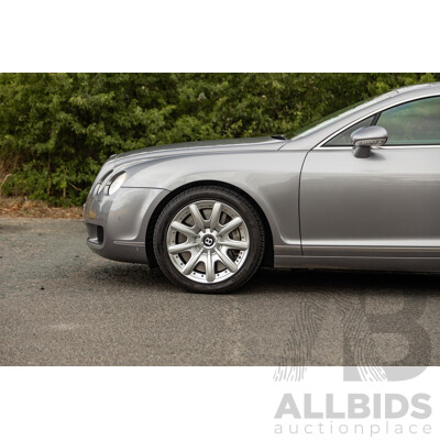10/2004 Bentley Continental GT (AWD) 3W 2d Coupe Silver Metallic Twin Turbo V12 6.0L