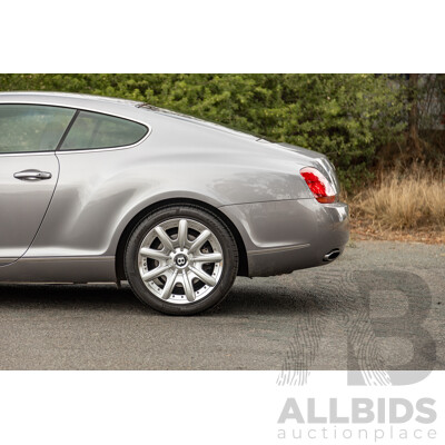 10/2004 Bentley Continental GT (AWD) 3W 2d Coupe Silver Metallic Twin Turbo V12 6.0L