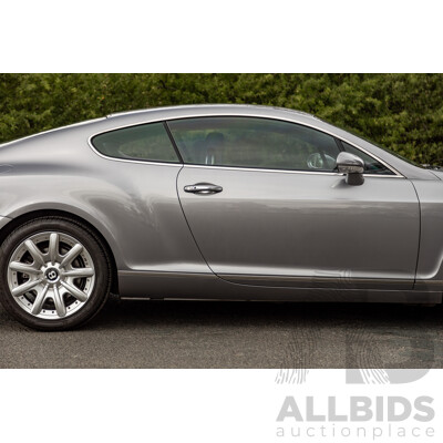 10/2004 Bentley Continental GT (AWD) 3W 2d Coupe Silver Metallic Twin Turbo V12 6.0L