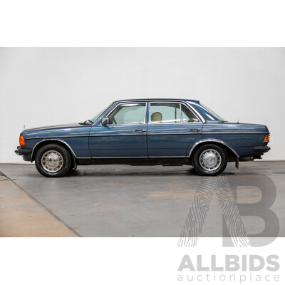 7/1984 Mercedes Benz 230 E W123 4d Sedan Blue 2.3L