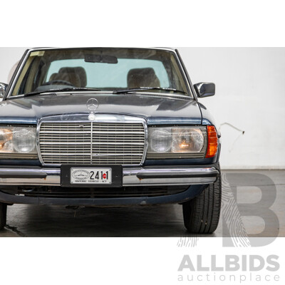 7/1984 Mercedes Benz 230 E W123 4d Sedan Blue 2.3L