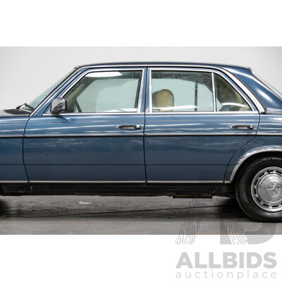 7/1984 Mercedes Benz 230 E W123 4d Sedan Blue 2.3L