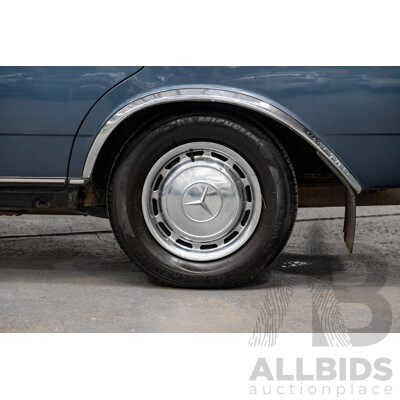 7/1984 Mercedes Benz 230 E W123 4d Sedan Blue 2.3L