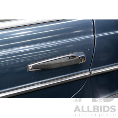 7/1984 Mercedes Benz 230 E W123 4d Sedan Blue 2.3L