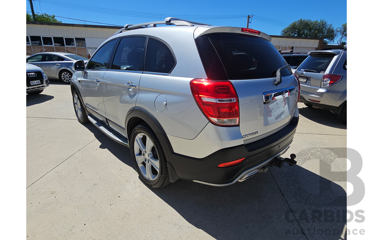 11/2015 Holden Captiva 7 LTZ (awd) CG MY15 4d Wagon Silver 2.2L