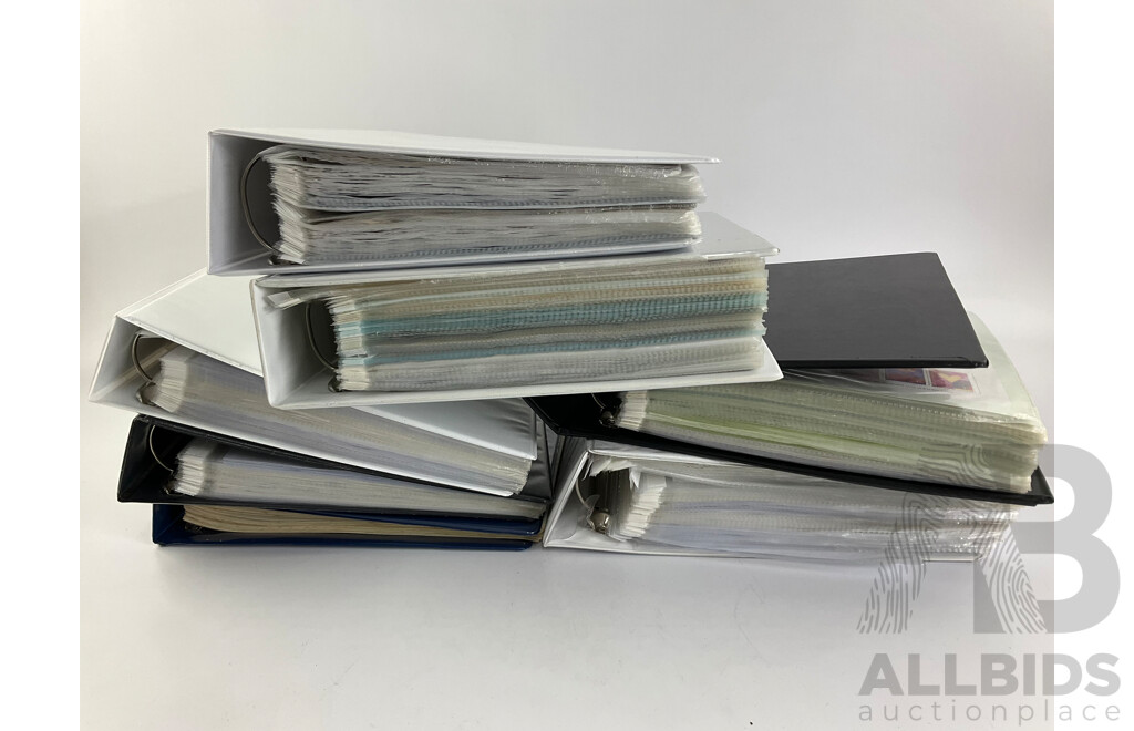 Seven Albums of Australian Stamps, Seven Seas, Examples Spanning 1966 to 2022