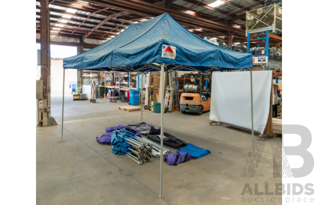 4.5m X 3.0m Quikshade Portable Pop Up Gazebo PRO - Lot of Two