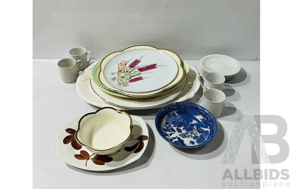 Collection Vintage and Other Ceramic INcluding Maxwell and Williams, Grindley, Set Four Thai Lindau Duos and More