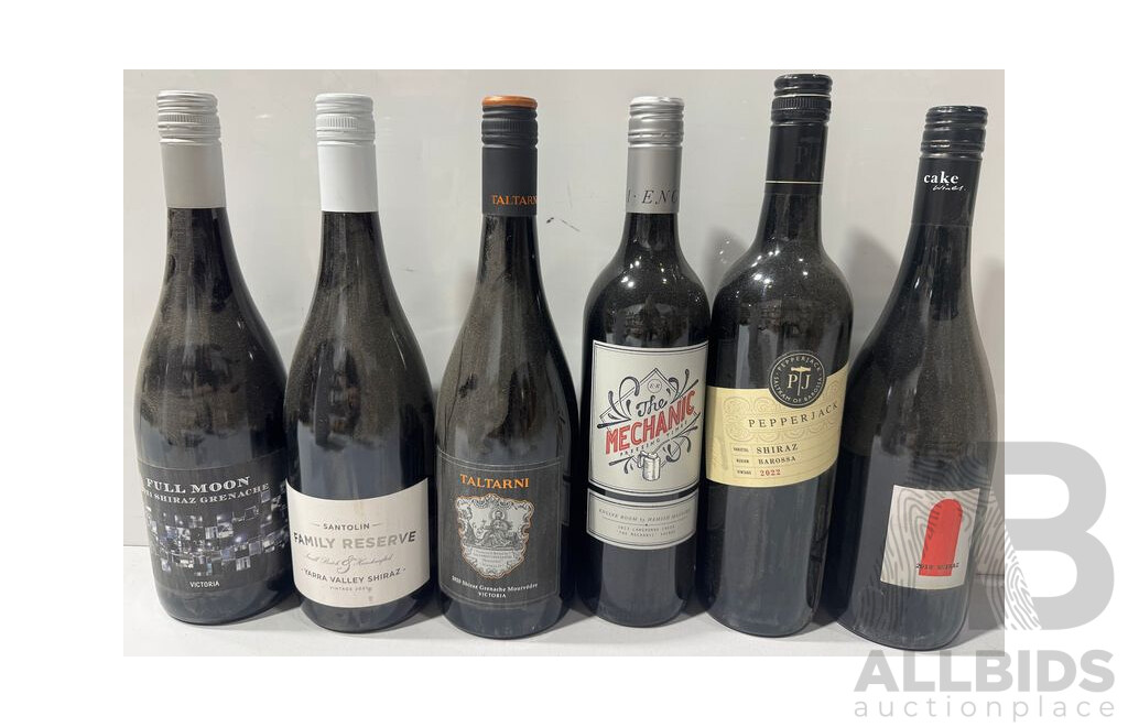 Six Bottles of Various Australian Red Wines