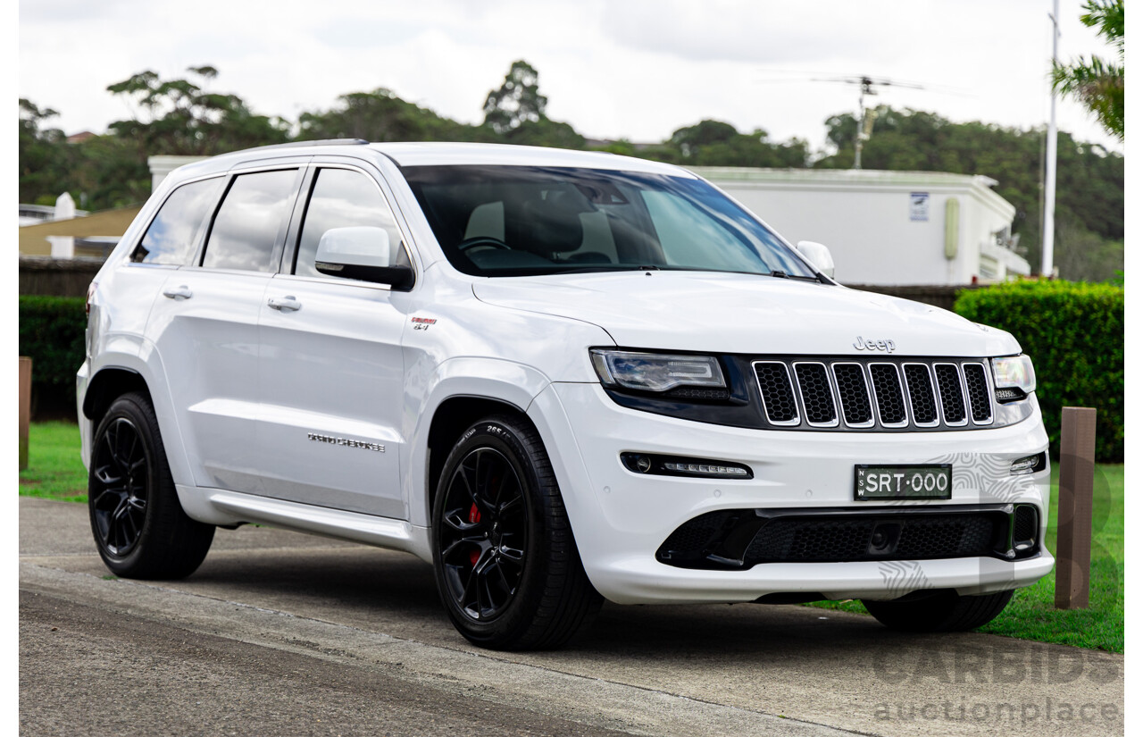 4/2014 Jeep Grand Cherokee SRT 8 (4x4) WK MY14 4d Wagon Bright White 6.4L