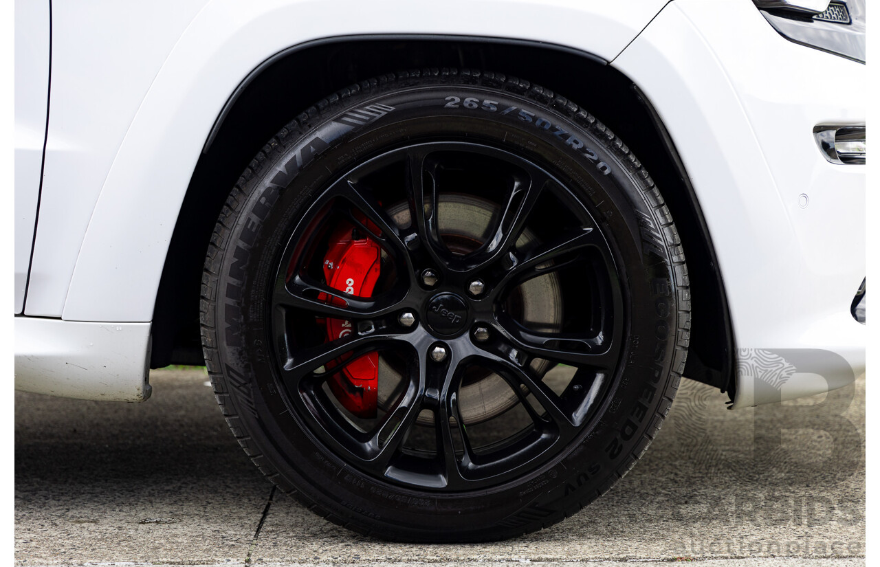4/2014 Jeep Grand Cherokee SRT 8 (4x4) WK MY14 4d Wagon Bright White 6.4L
